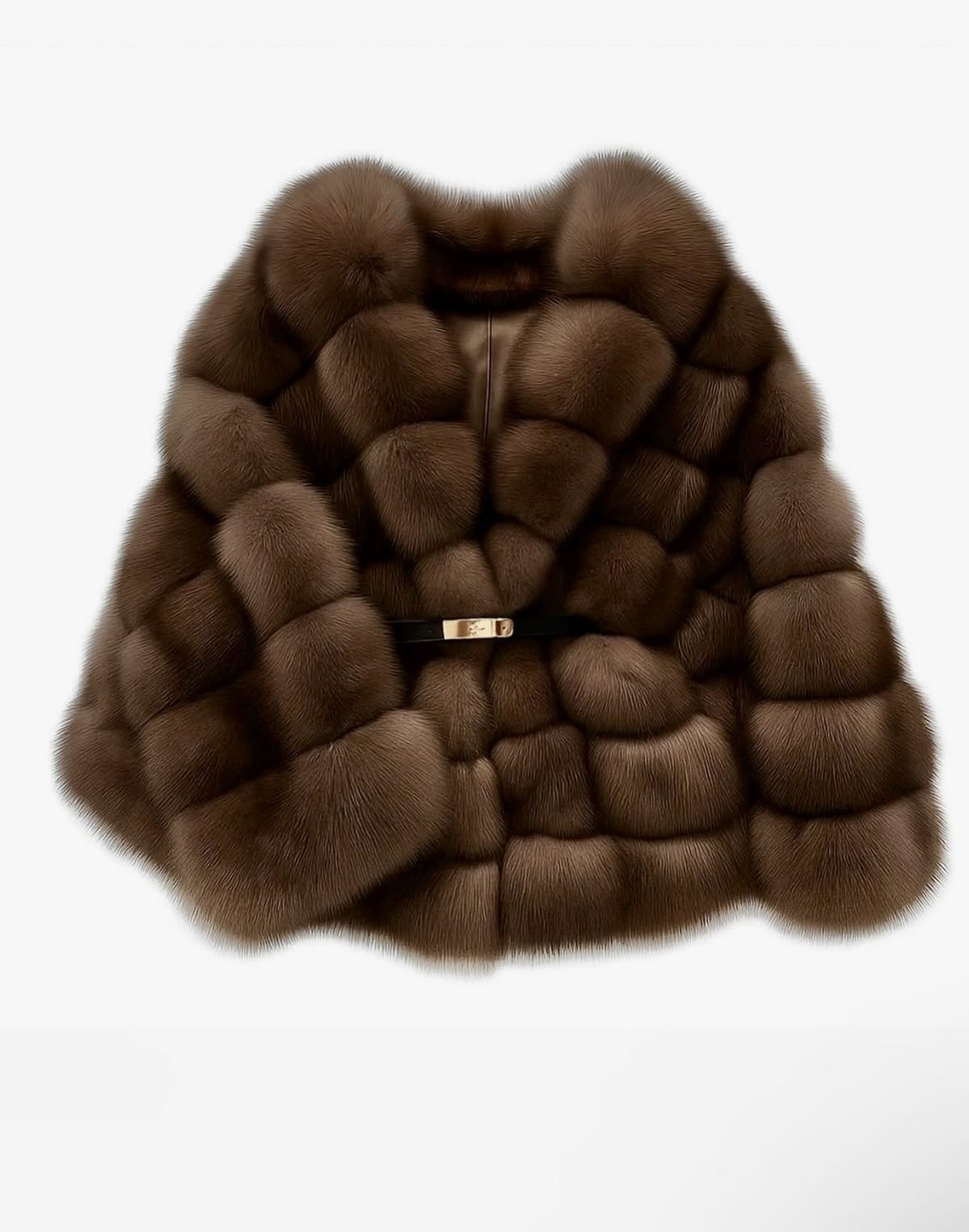 Sable Cocoon Fur Coat